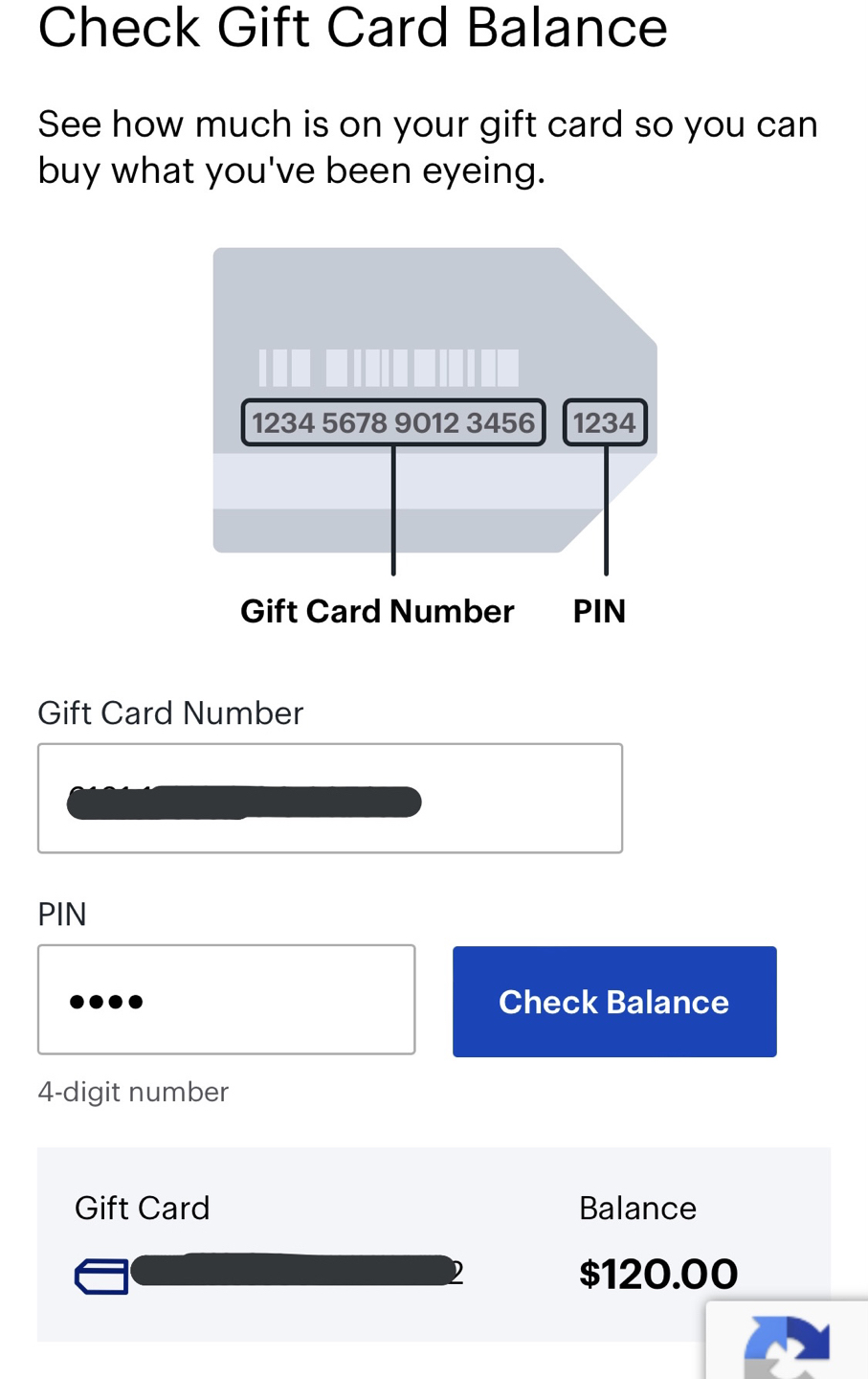 Best Buy gift card (total $120) - photo 2