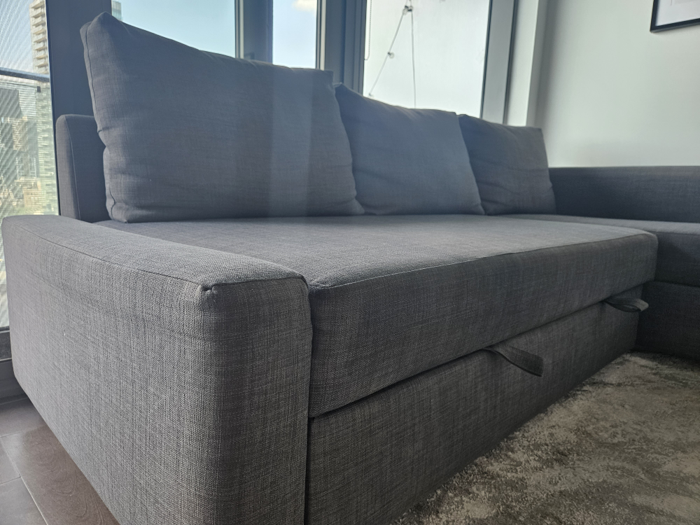 FRIHETEN IKEA SOFA COUCH PULLOUT BED LSHAPE - photo 2