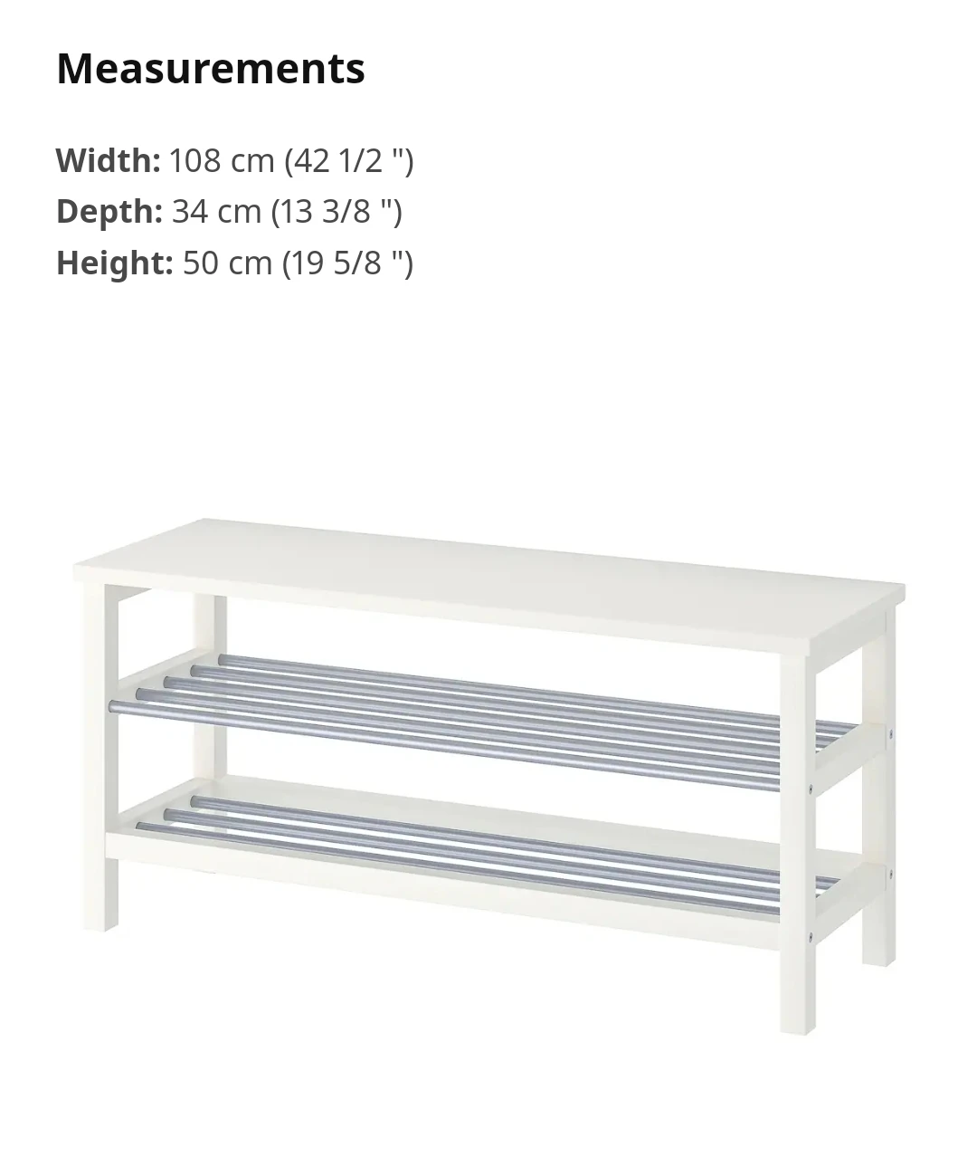 Bench with shoe storage - photo 2