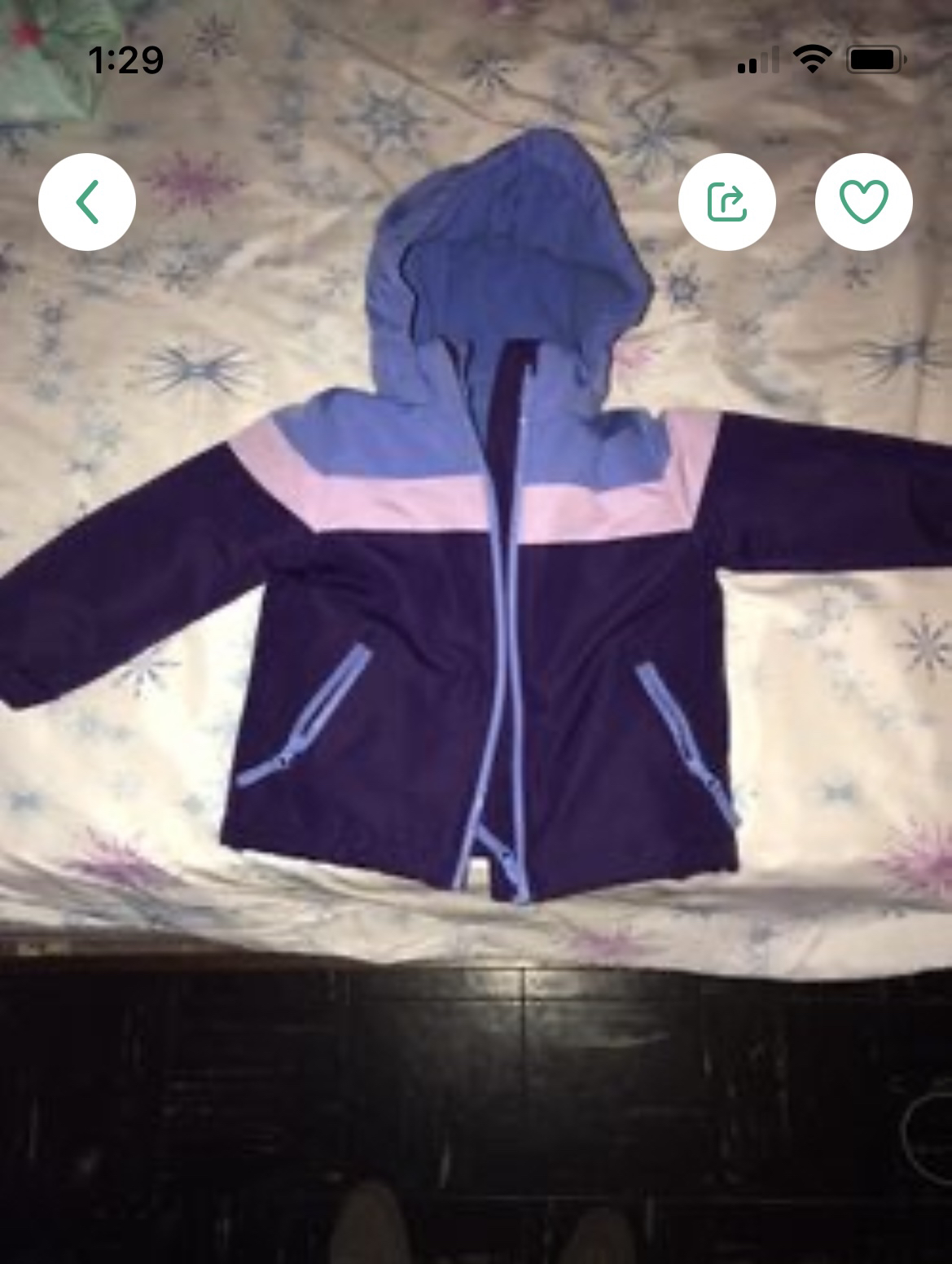 Girl purple Coat 2T