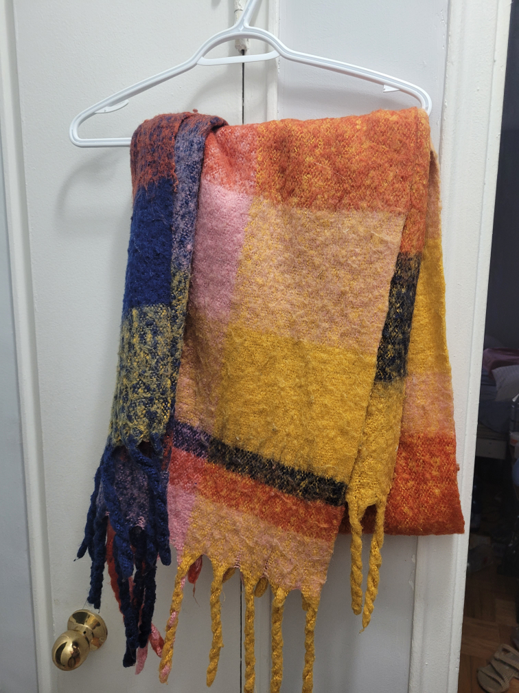 women's blanket scarf thumbnail