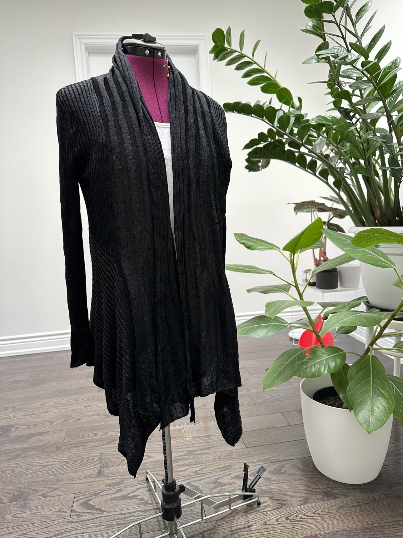 Royal or Navy Blue, Black Knitted Cardigans image indicator(3)