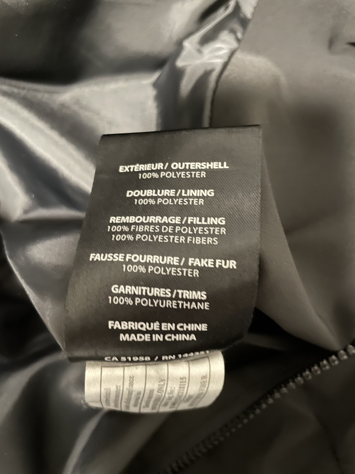 Black Winter coat - S - photo 5