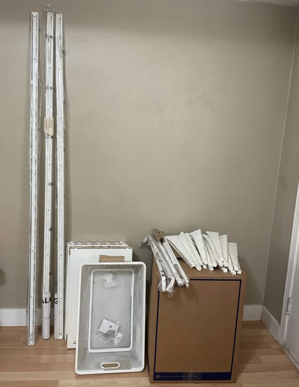 Algot wardrobe organizer