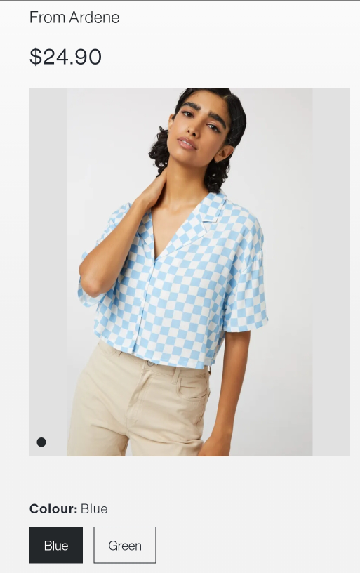 New Printed Short Boxy Shirt with tag thumbnail