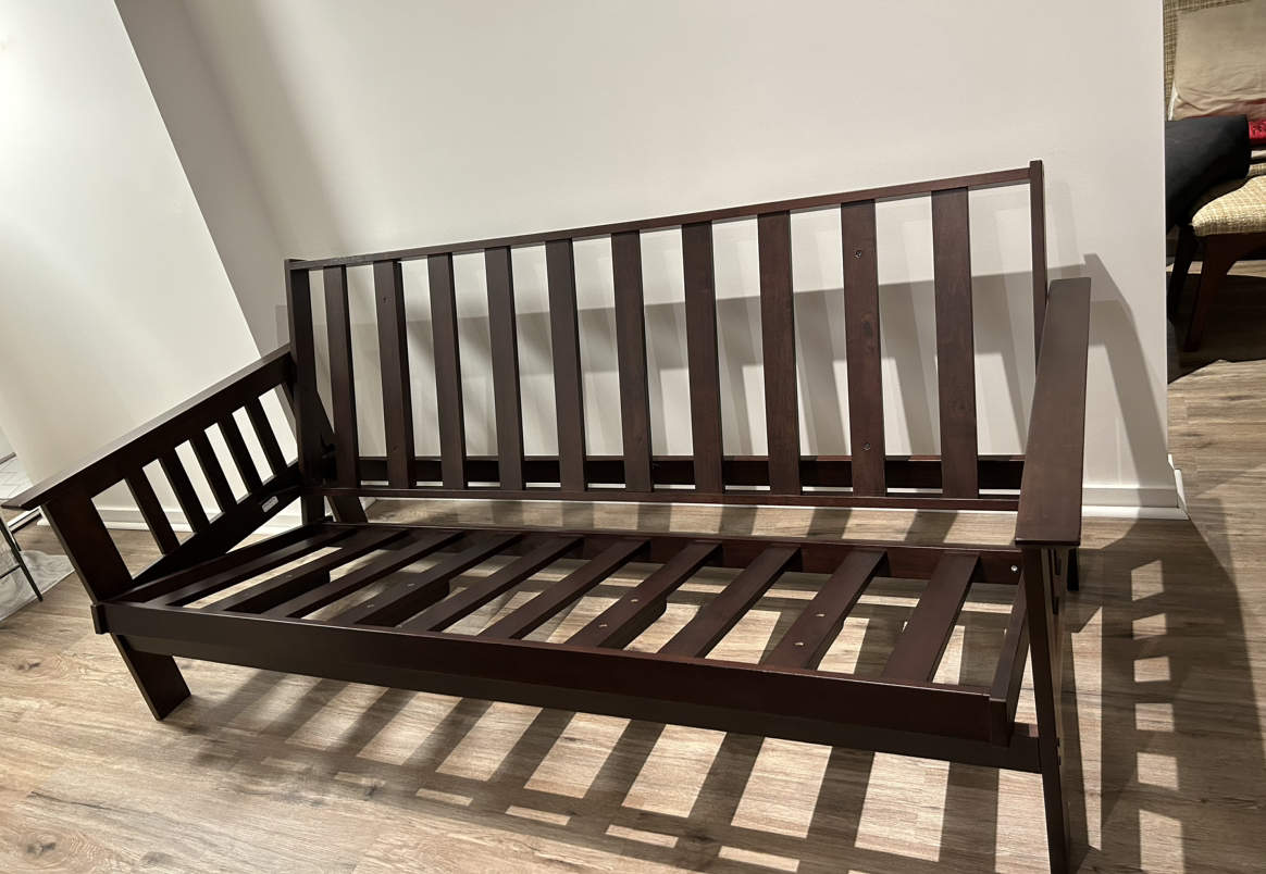 Full size futon with deluxe mattress - photo 3