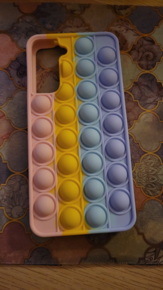 Candy Color Samsung Galaxy S21 Pop Bubble Fidget Case thumbnail