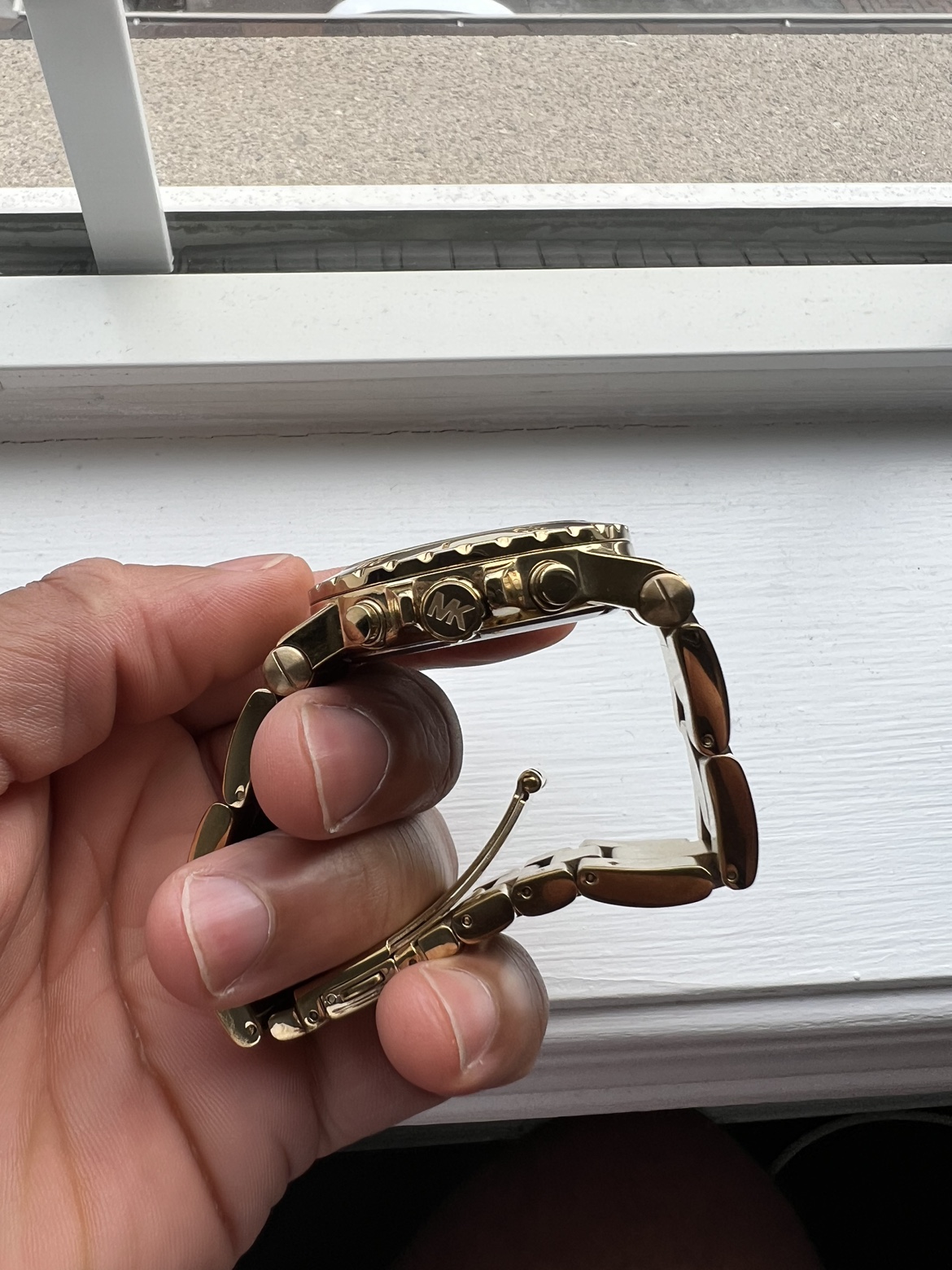 Gold Michael Kors watch unisex - photo 4