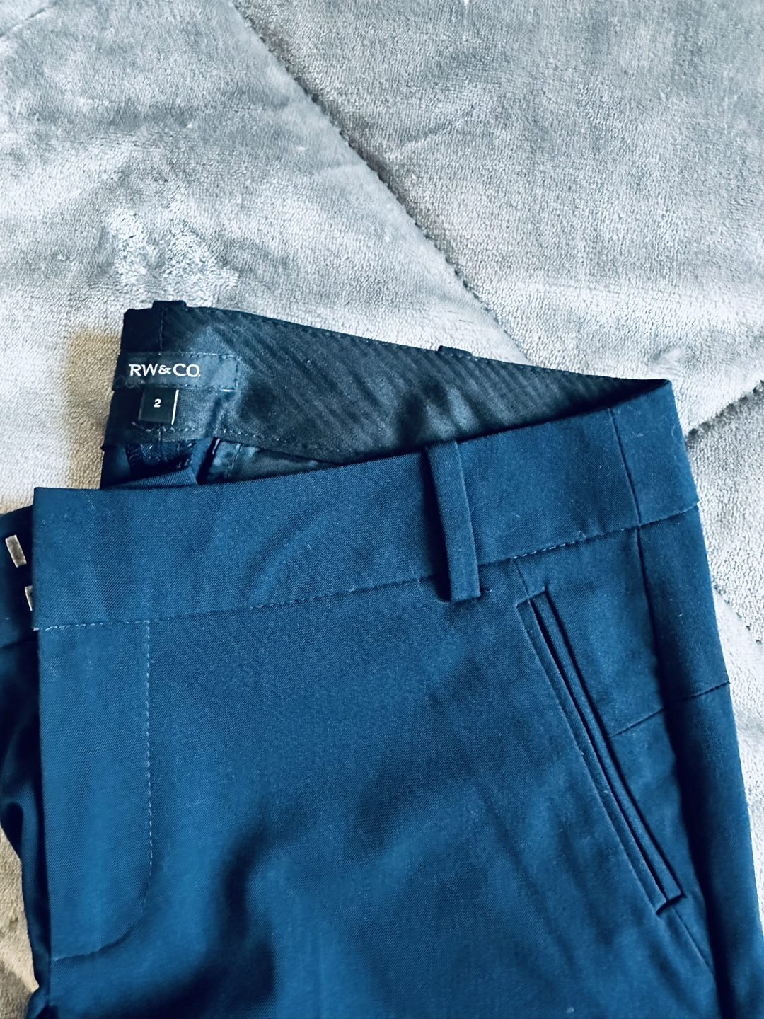 NEW RW&Co Navy Dress Pants (Light) Size 2 - photo 2