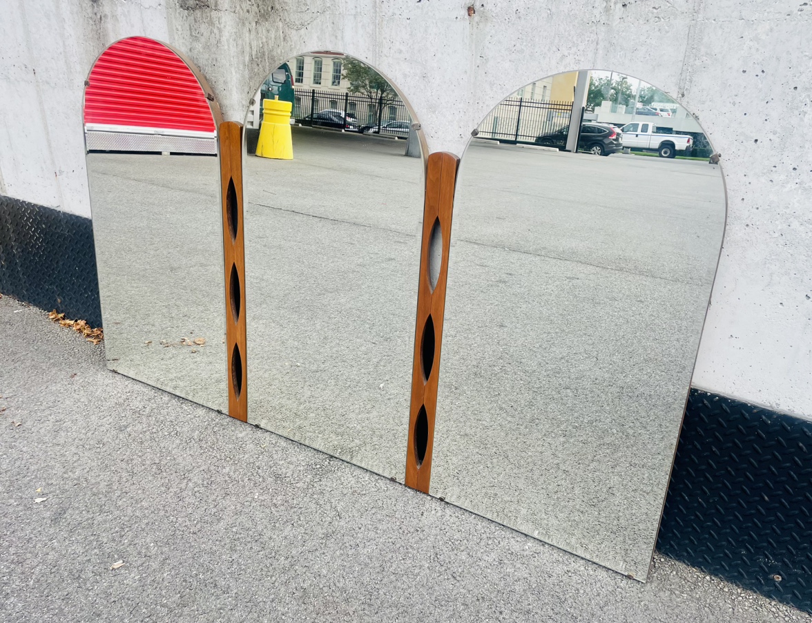 MCM Union City Mirror & Table Co. Triple Wall Mirror - photo 3