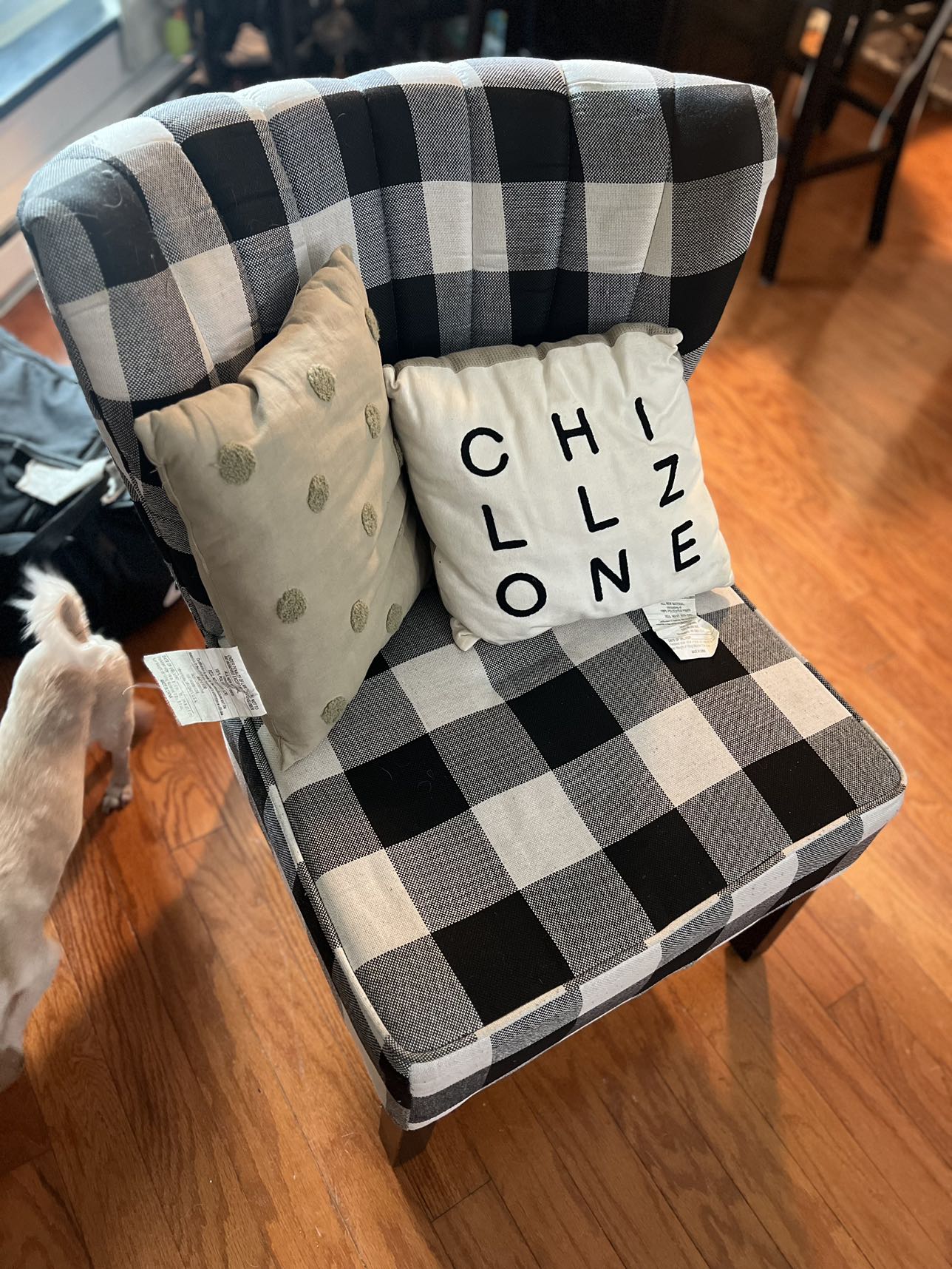 Black and white Accent chair - photo 3