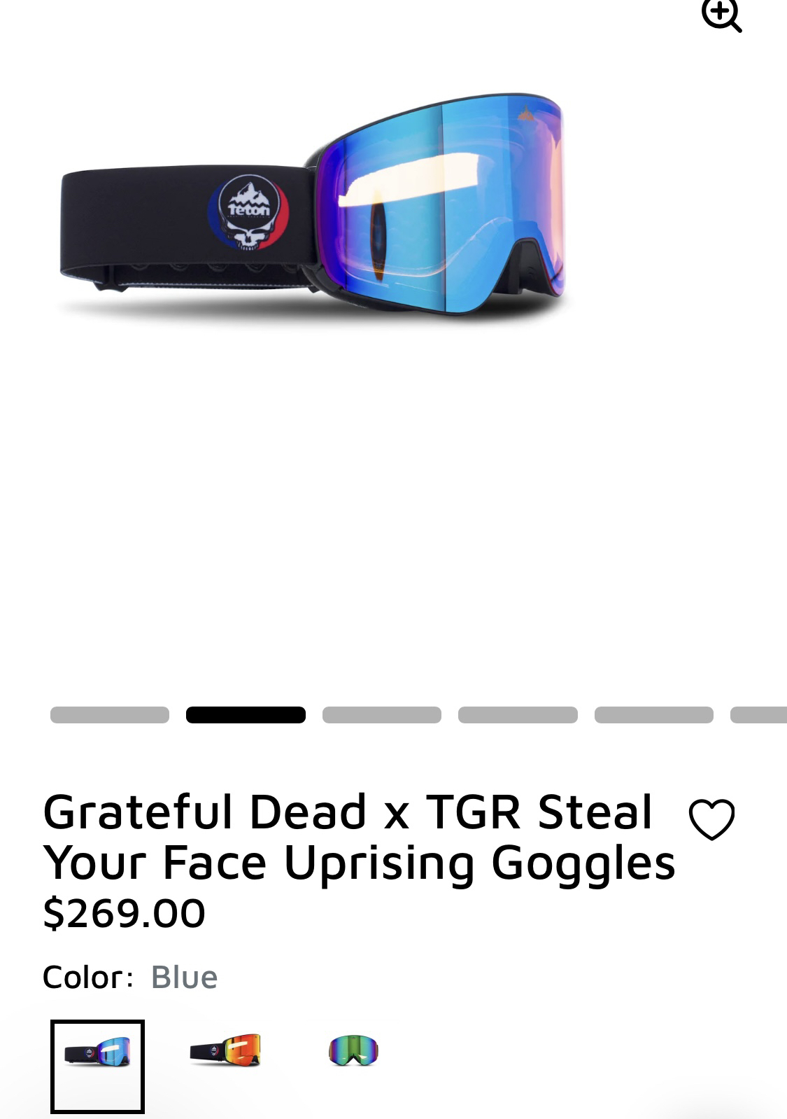 Grateful Dead x TGR Steal Your Face Uprising G image indicator(2)