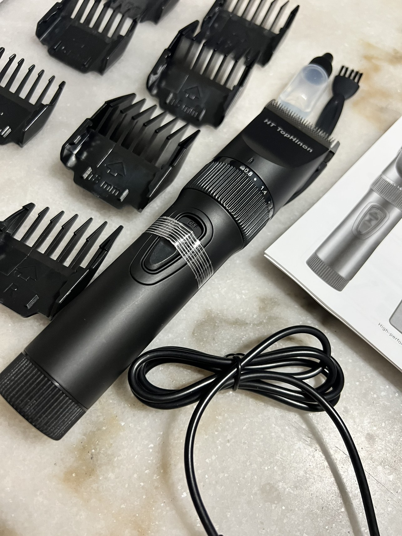 Cordless Rechargeable Hair Clippers Hair Trimmers Set image indicator(3)