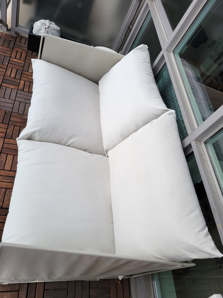 Ikea outdoor loveseat thumbnail