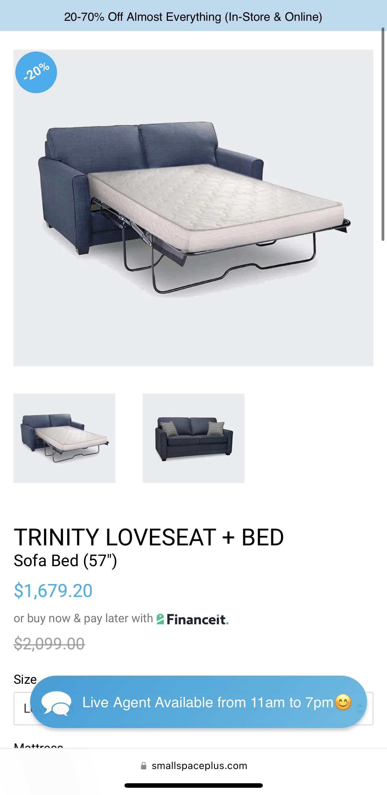 Sofa bed for sale like new! - photo 2