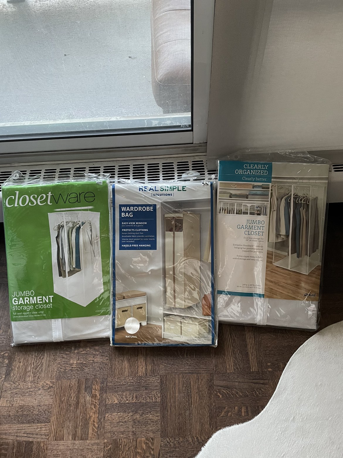 Closet organizers
