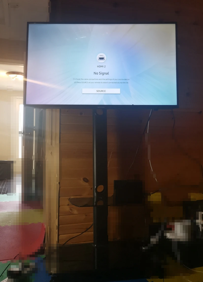 49' Ultra HD SAMSUNG TV  + FITUEYES TV stand for 32'-65'
