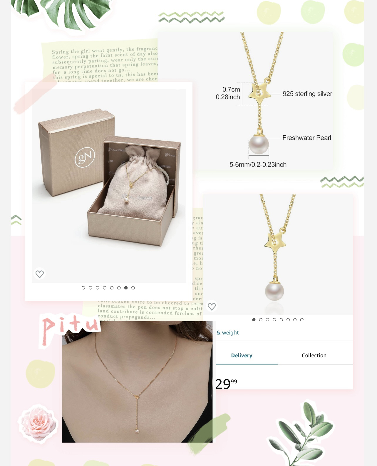 925 Silver Freshwater Pearl, all same Price. Read the details - photo 2