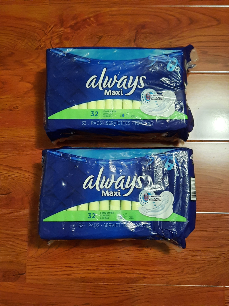 Always maxi pads 32 count