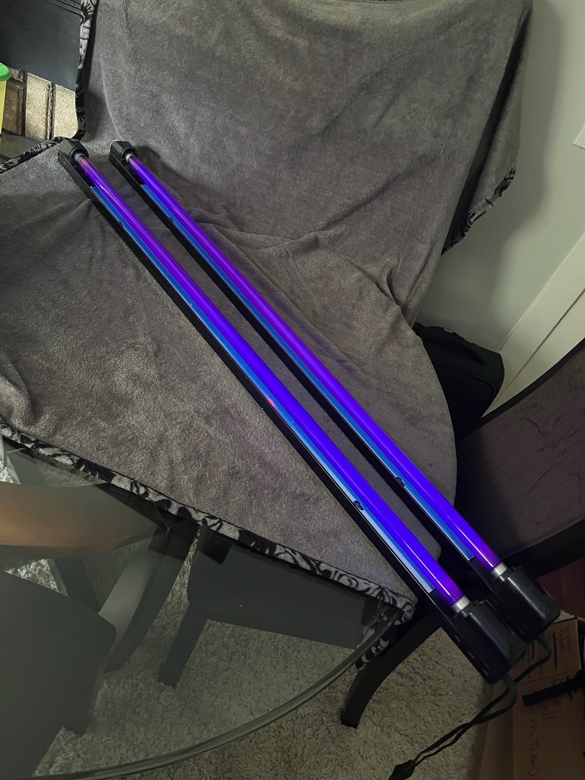 47" Black Light Neon Bar (x2) thumbnail
