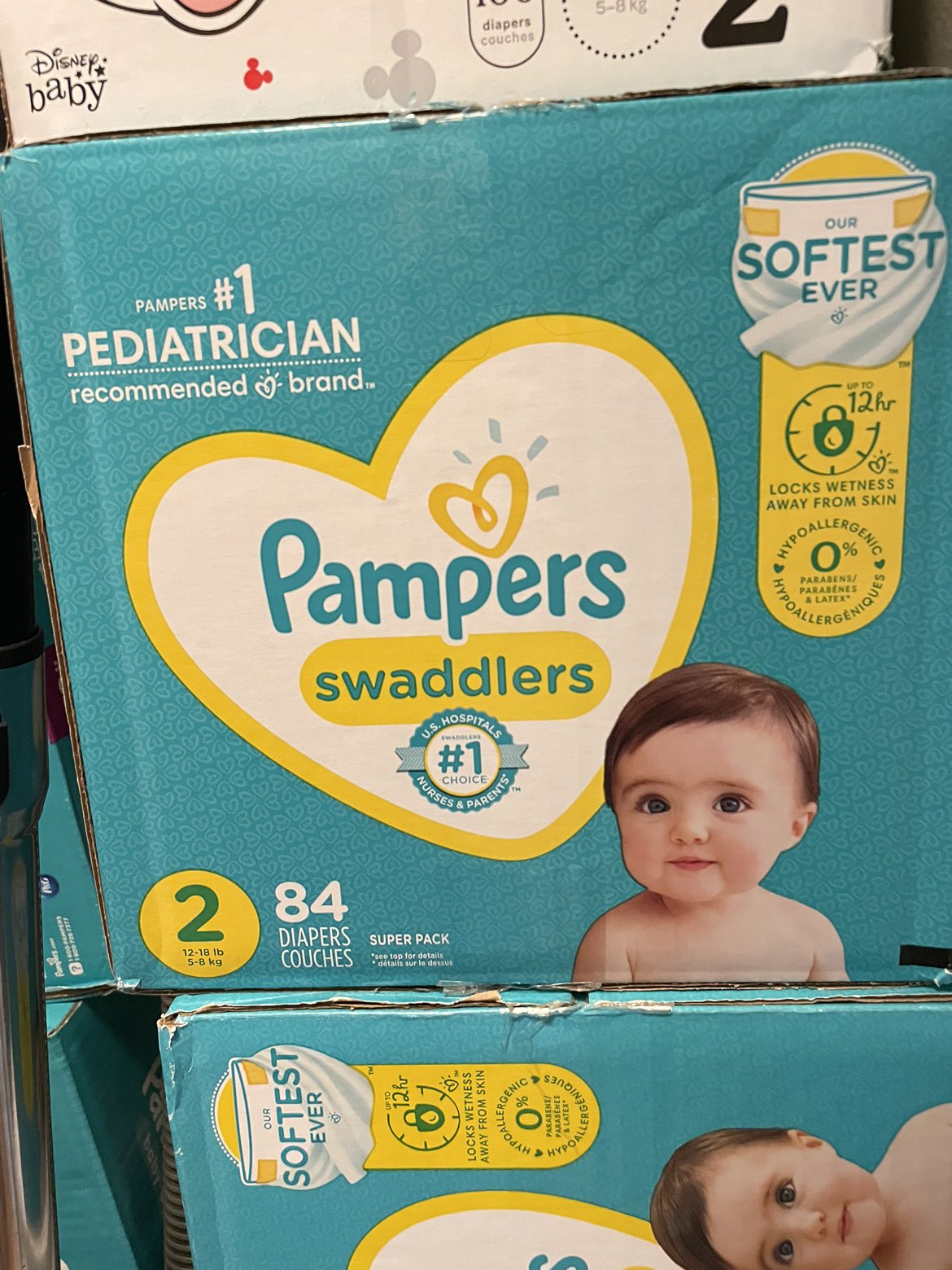 (NEW) Pampers Diapers - size 2 thumbnail