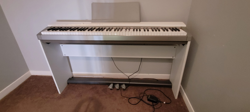 Electronic Piano with a stand
