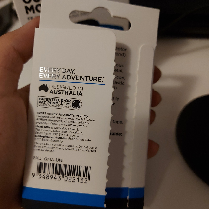 (Brand new)Quadlock out front mount pro + universal adapter image indicator(2)