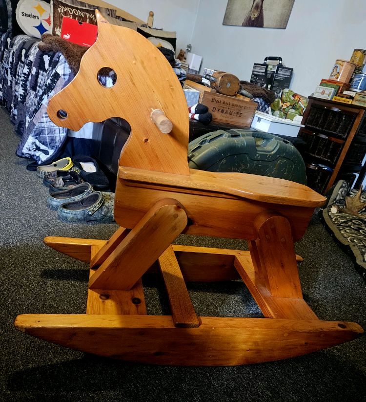 Antique 70 Years Old Handmade Rocking Horse $100 OBO - photo 2