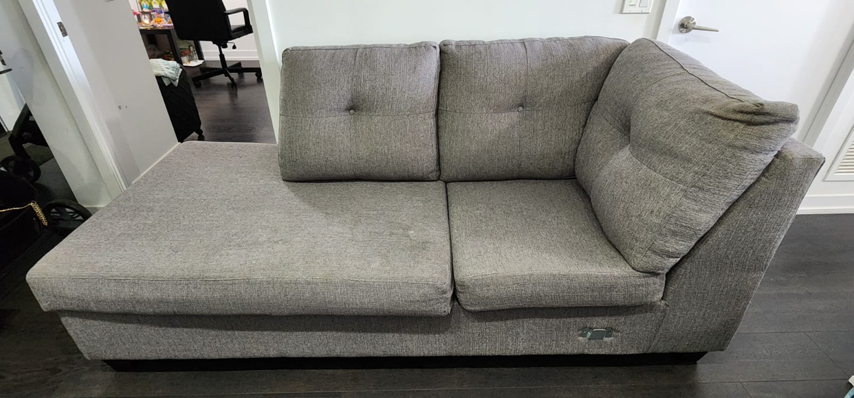 Sectional L shaped sofa