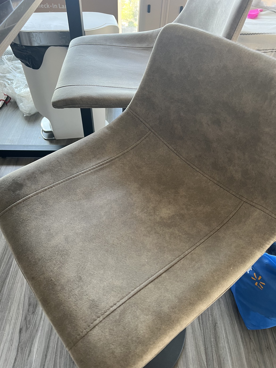 Set of 2 island table chair/ bar chair - photo 2