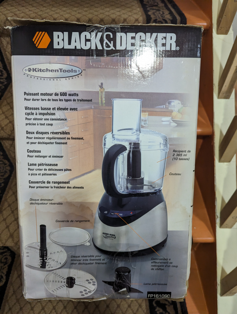 black and decker food processor