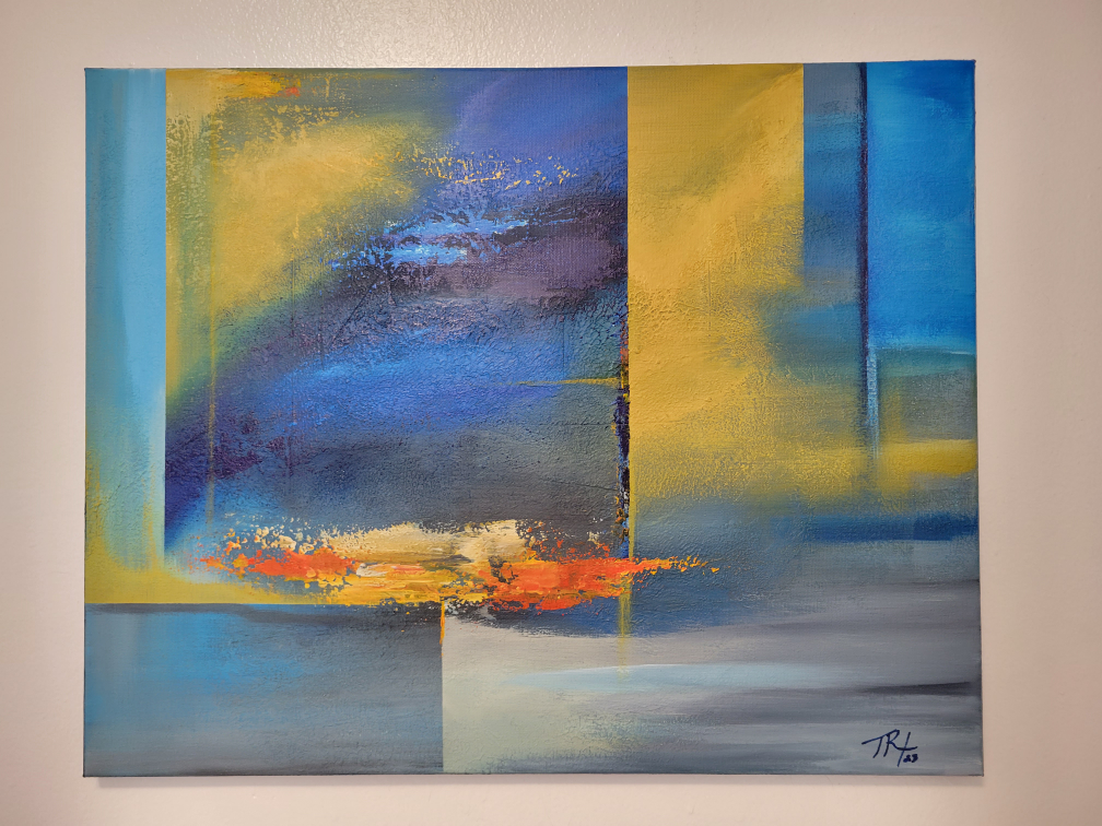 Original Canvas Painting 16"x20" thumbnail