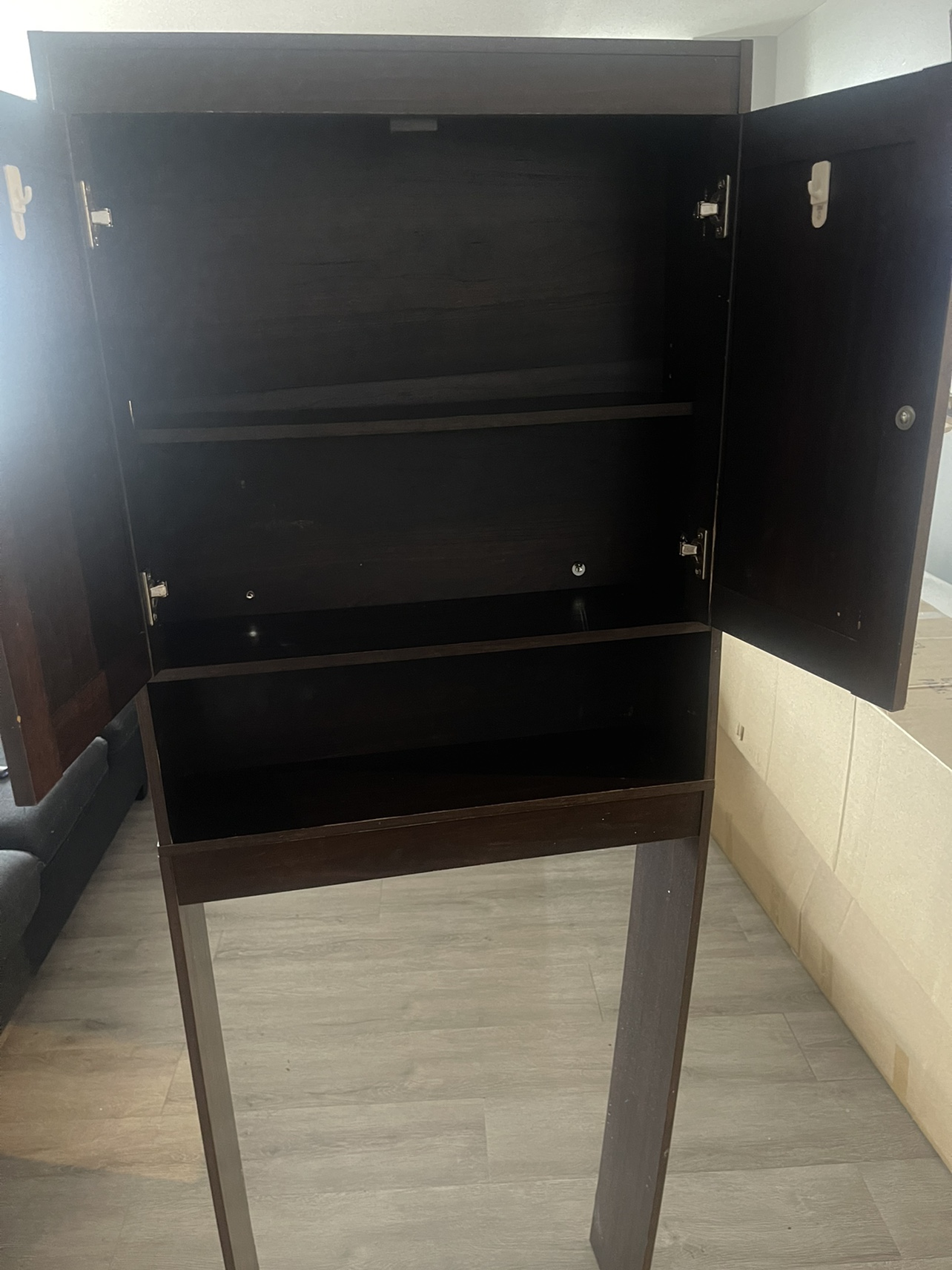 Over Toilet Storage With Paper Towel Holder - photo 4