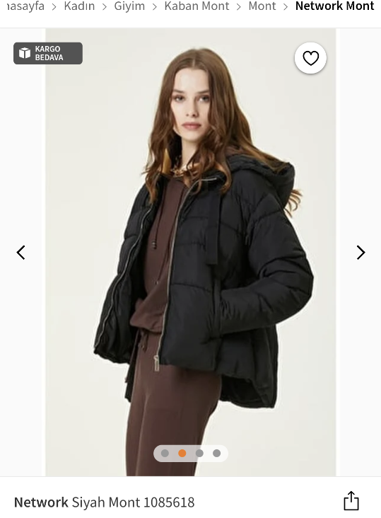Warm short Puffer Jacket Winter Coat thumbnail