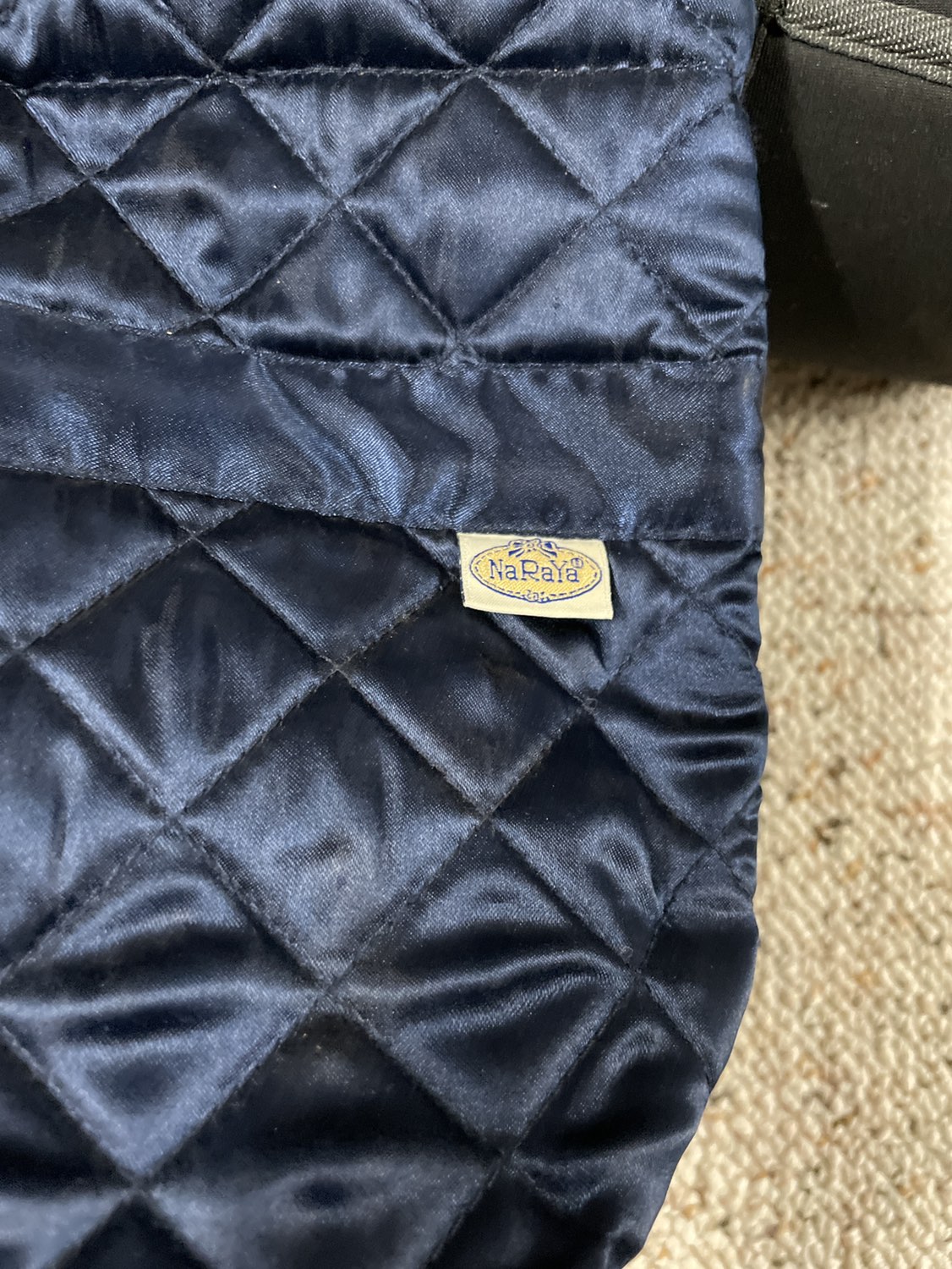 Naraya navy blue purse image indicator(4)