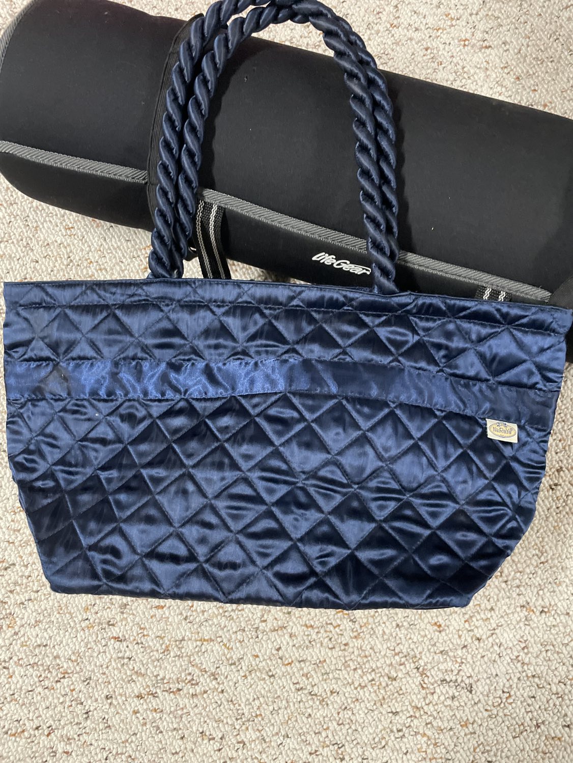 Naraya navy blue purse image indicator(3)