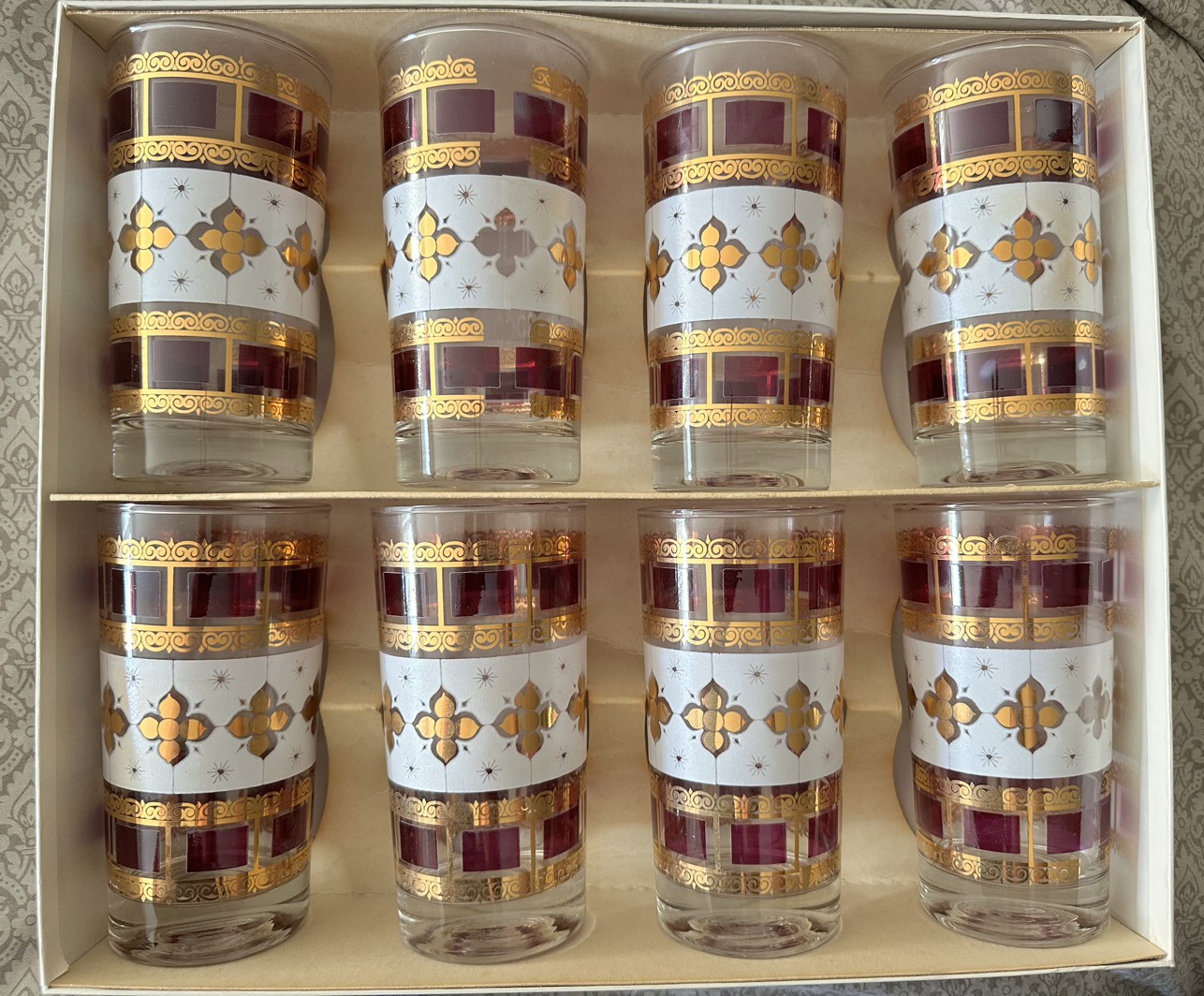 Anchor Hocking Elegance Vintage 1950’s bar ware/drinking glasses thumbnail