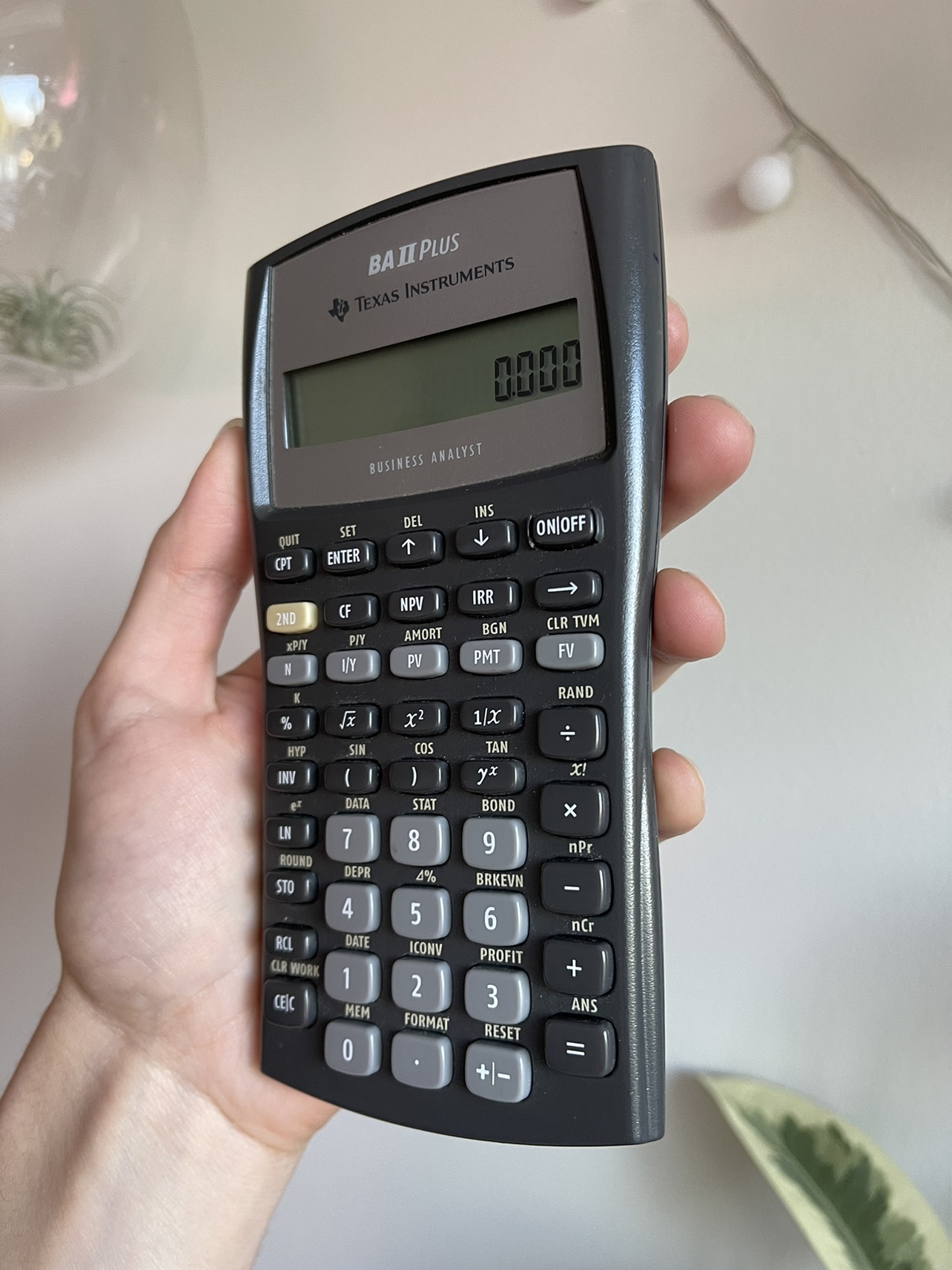 Texas Instruments TI-BA II Plus Financial Calculator | No cover image indicator(3)