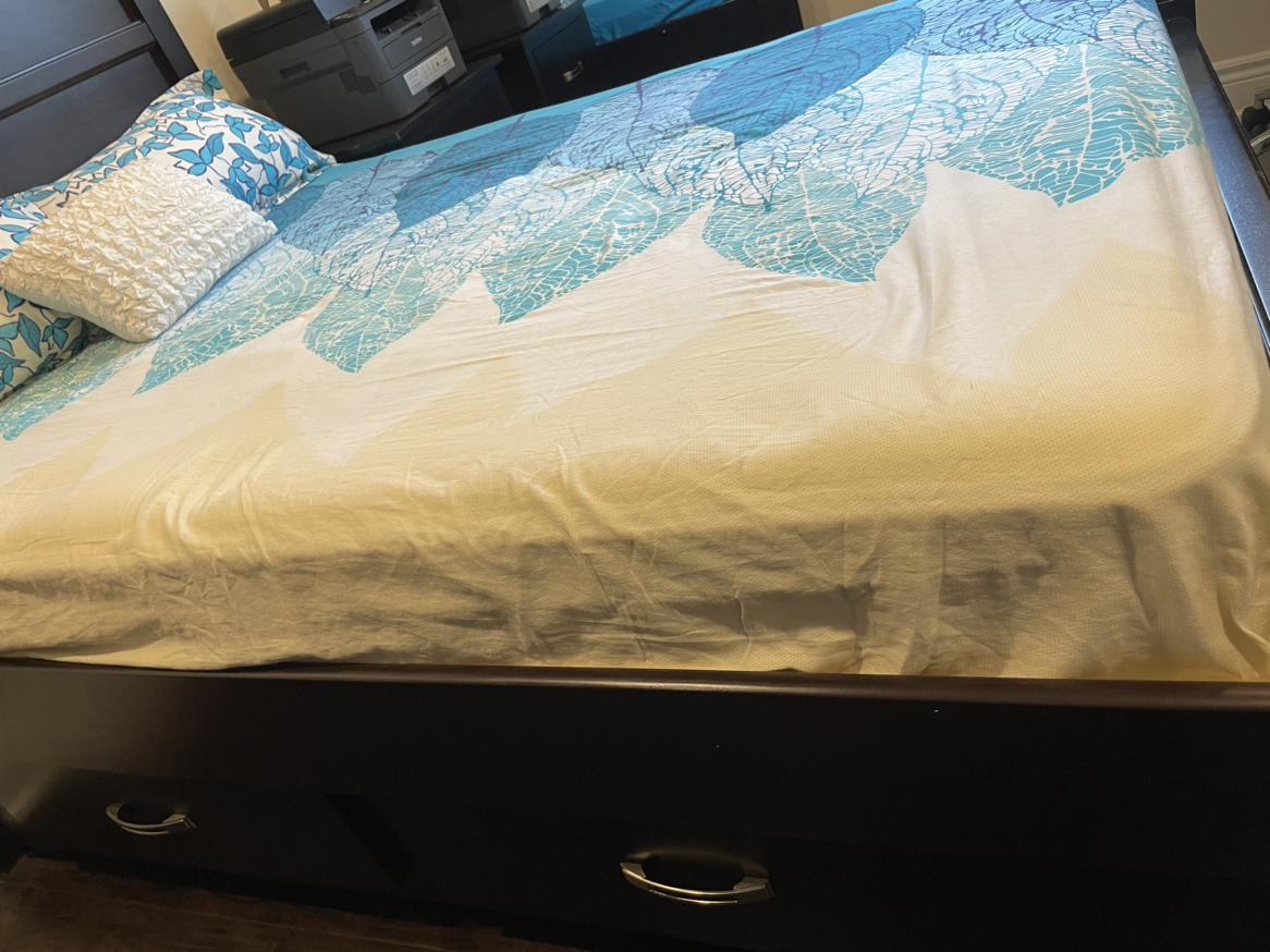 Box storage Bed room set with night stand and dresser - photo 5