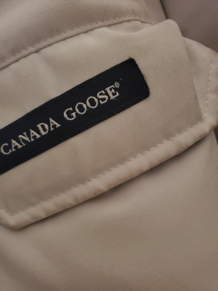Bomber white Jacket Canada Goose XS size - photo 5