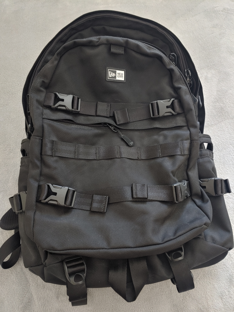 black backpack