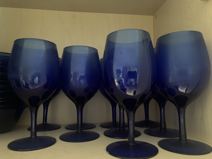 Cobalt blue goblets - photo 3