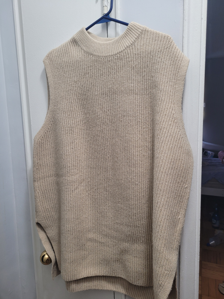 women tunic sweater vest thumbnail