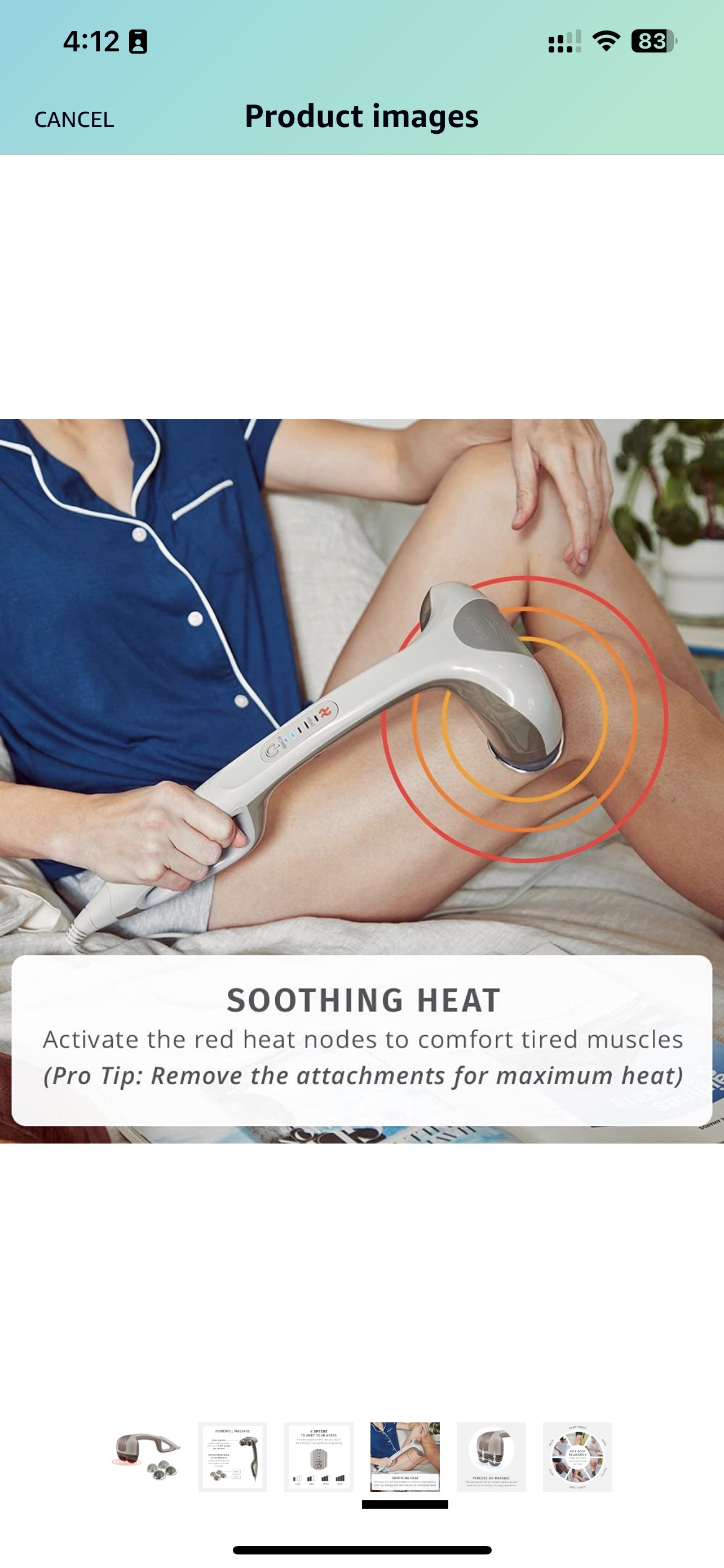 Action Massager with Heat image indicator(4)