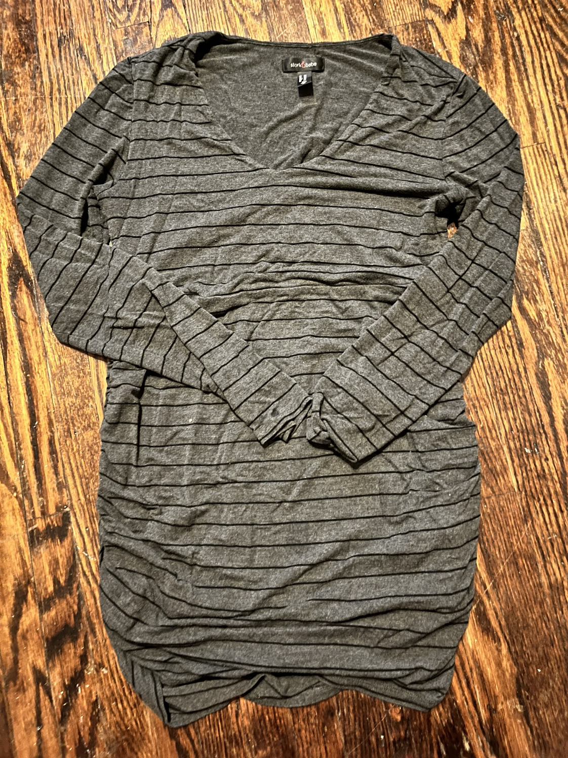 Grey long shirt thumbnail