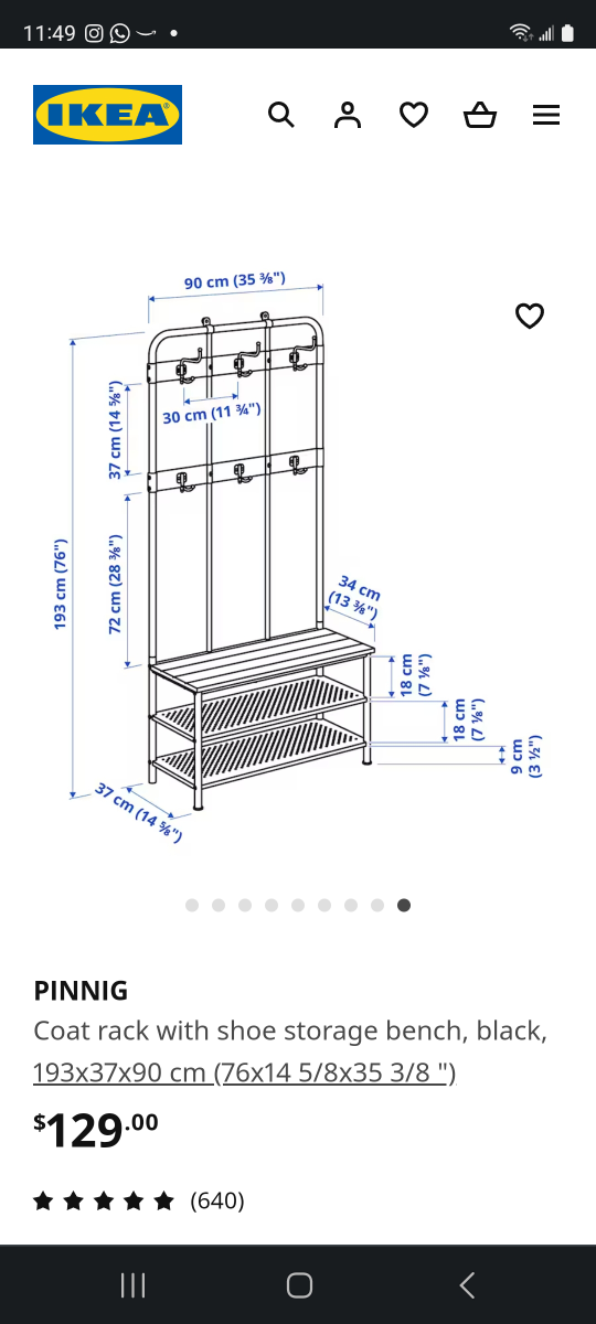 IKEA Coat and Shoe Rack - photo 2
