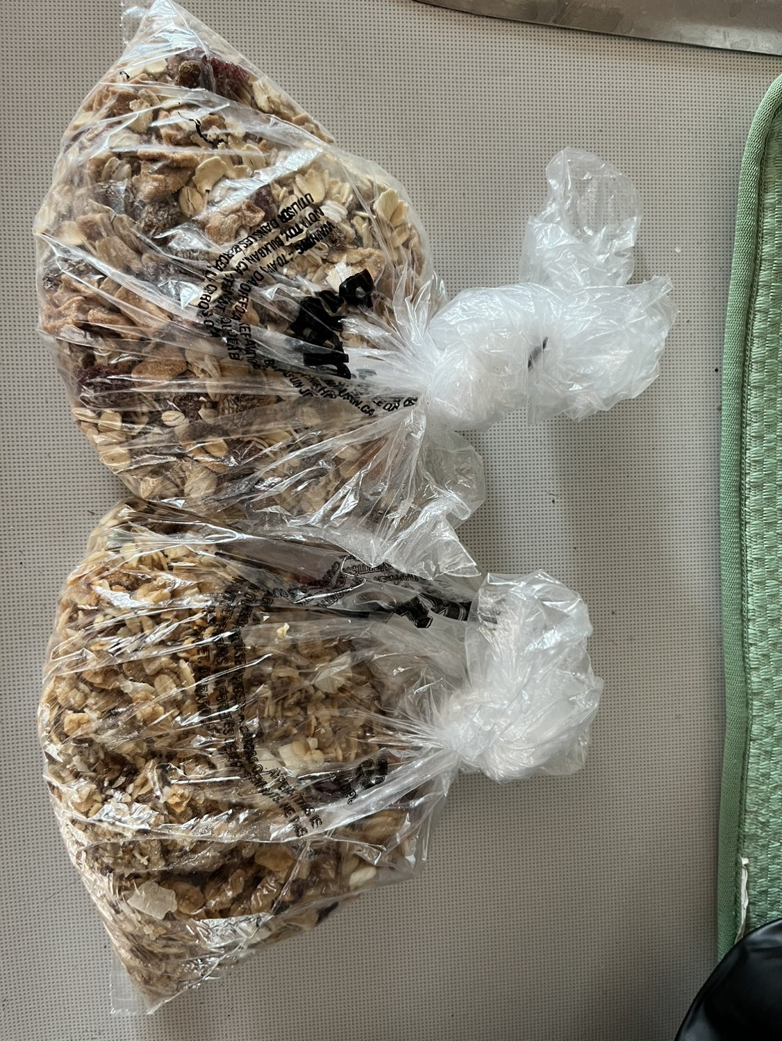 2 bags of muesli thumbnail