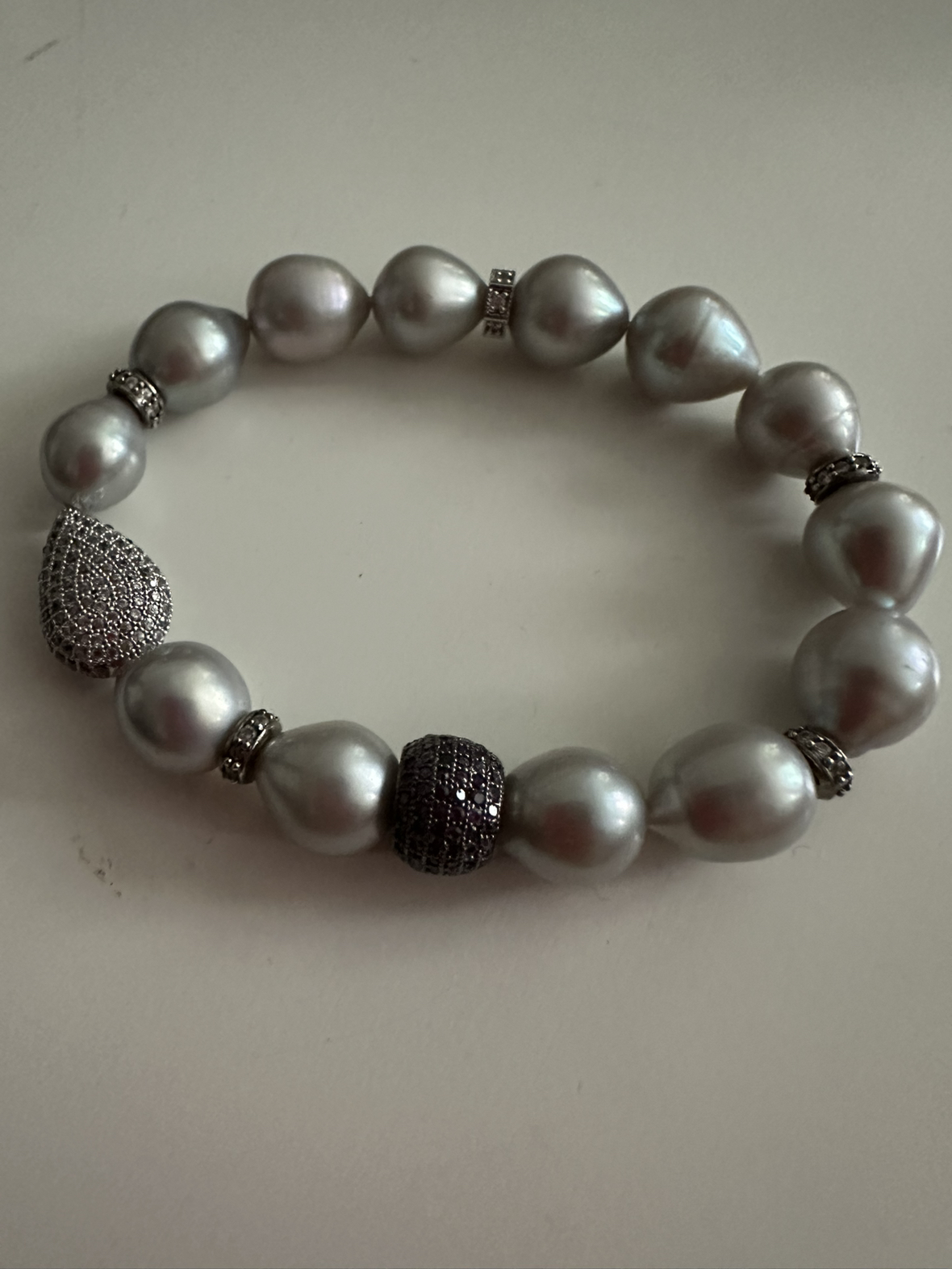 Beaded Gemstone Bracelet #FREECYCLE#