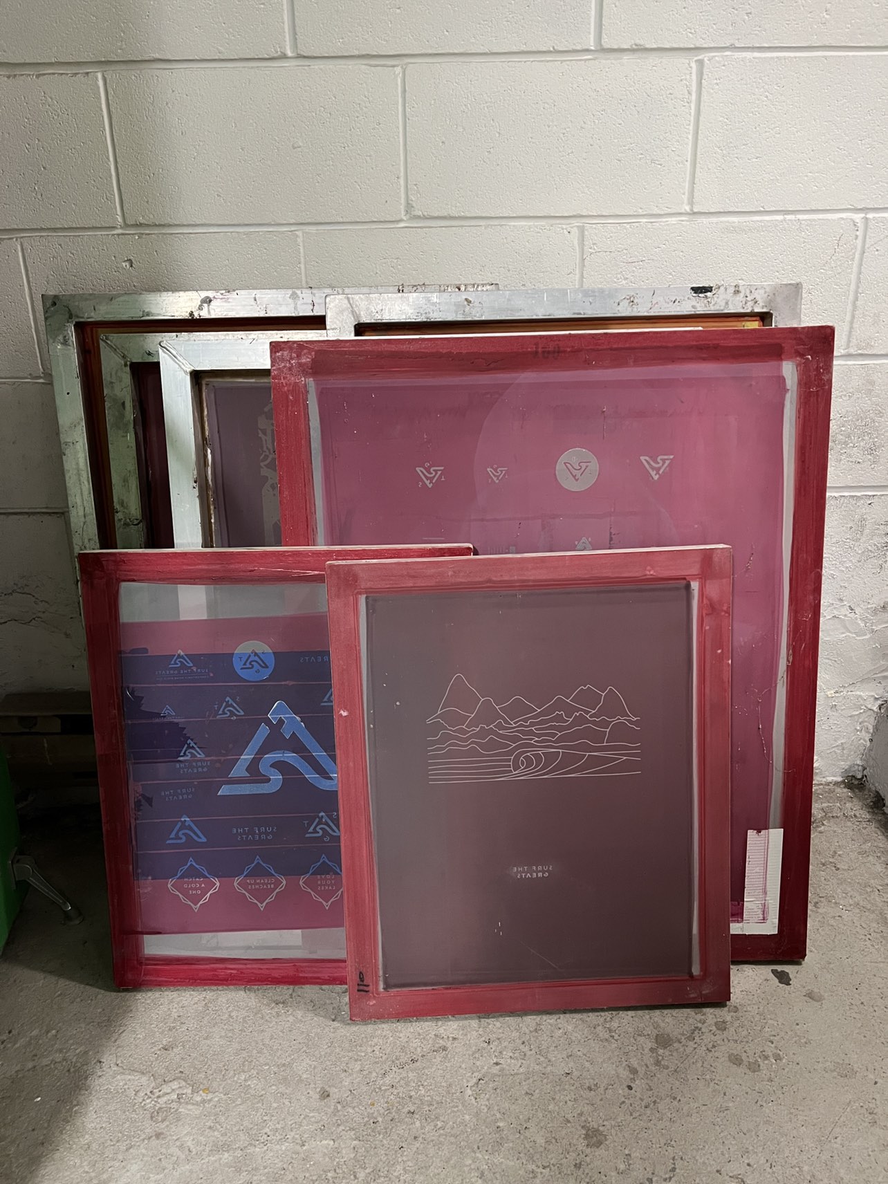 Screen printing equipment