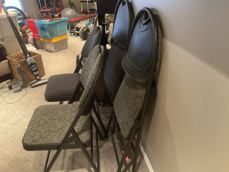 Office chairs foldable with padded seat and back - photo 2